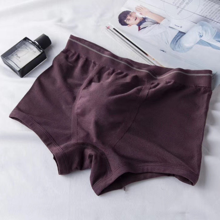 Men's High-end Silk and Linen Comfortable Breathable Boxer Briefs