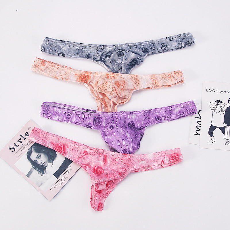 Men's Comfort Sexy Rose Thong