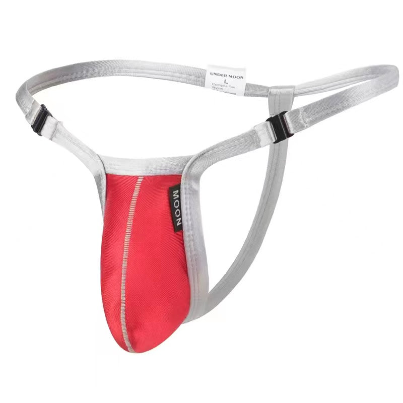 Tight-Fitting Low-Rise Detachable Button Thong - Fashion Men's Panties