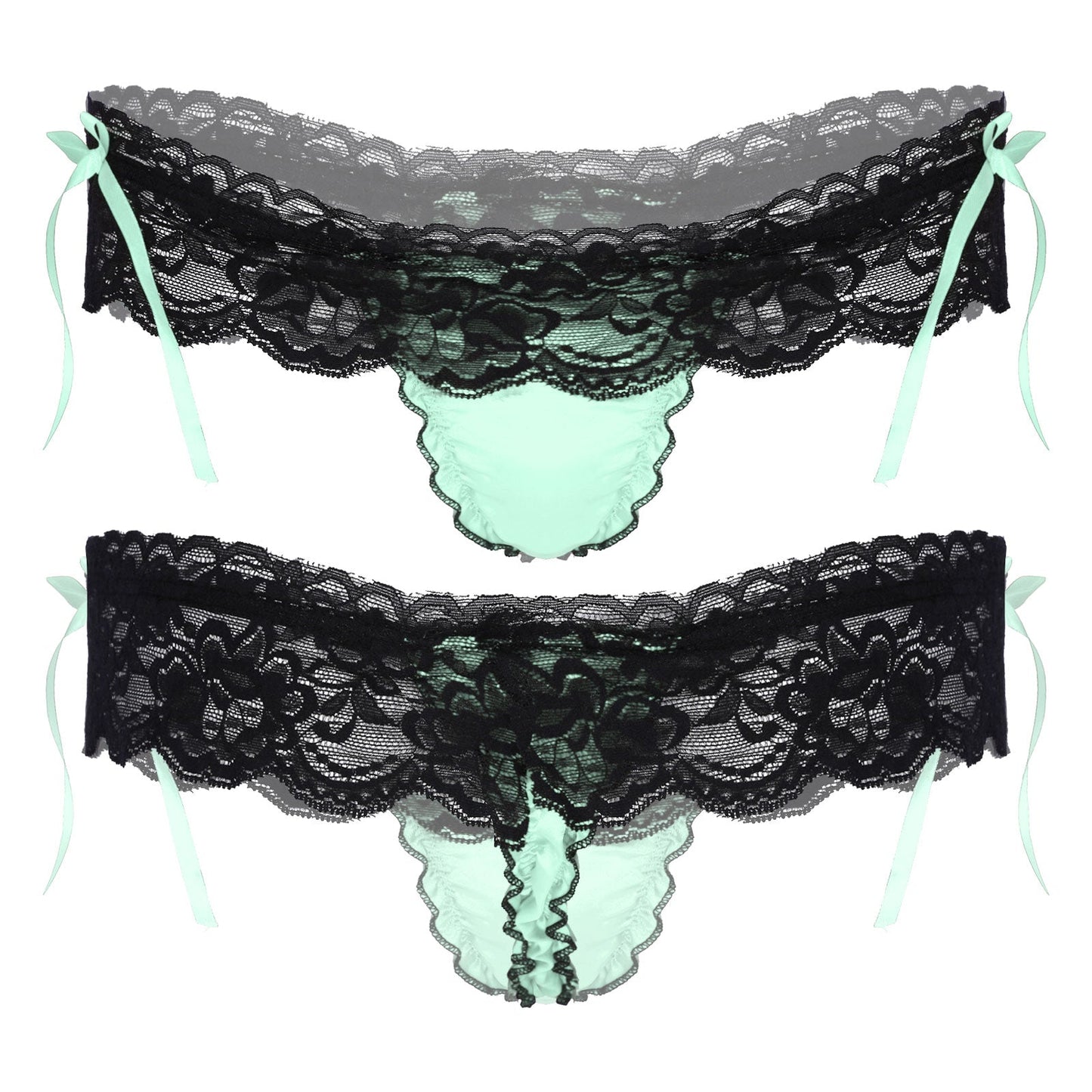 Sexy Men Cute Lace Thong - Fashion Men's Panties