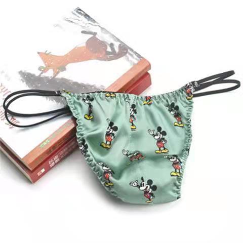 100% mulberry silk low waist thong