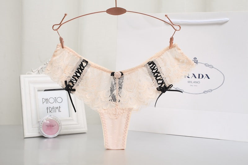 Sexy lace strap panties