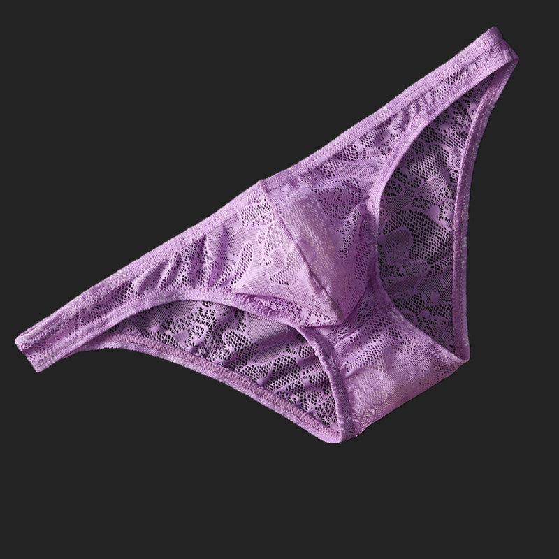 Men Lace Transparent Panties - Fashion Men's Panties
