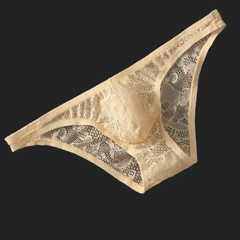 Men Lace Transparent Panties - Fashion Men's Panties