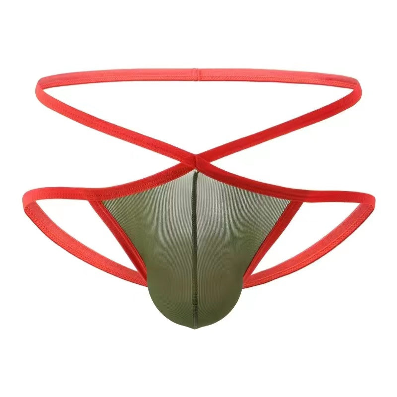 Ultra-Thin Contrast Color Thong -