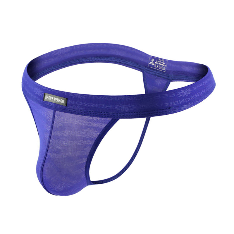 Men's Mesh Print Thong - Fashion Men's Panties