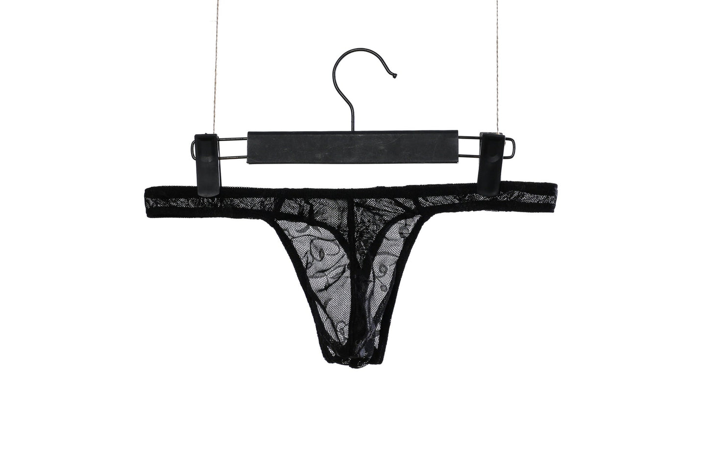 Men's Lace Sexy Breathable Low Rise Thong
