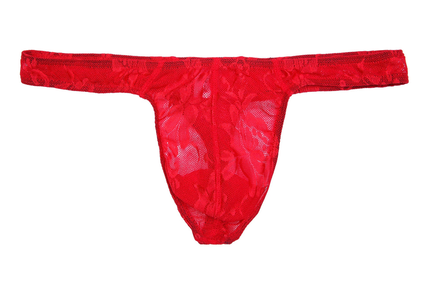 Men's Lace Sexy Breathable Low Rise Thong