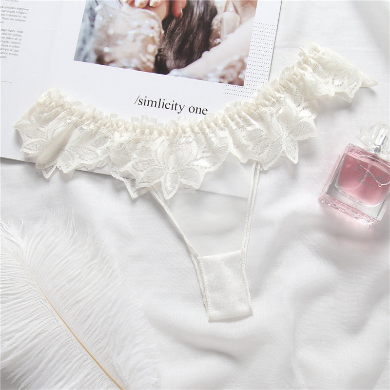 Low Waist Sexy Sheer Lace Thong