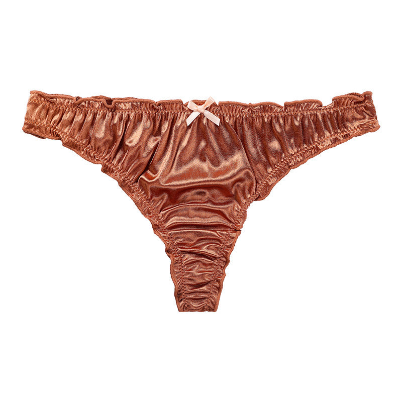 Satin Sexy Comfort Thong