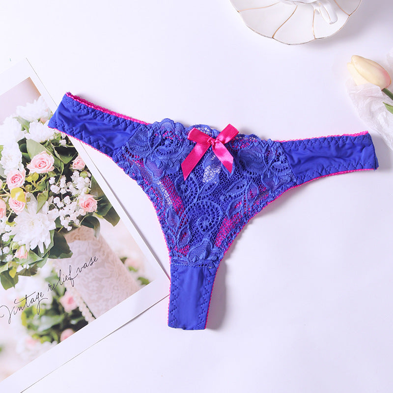 Sexy lace see-through hollow low-waist pure Panties