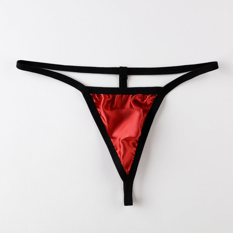 100% Mulberry Silk Low Rise Thong
