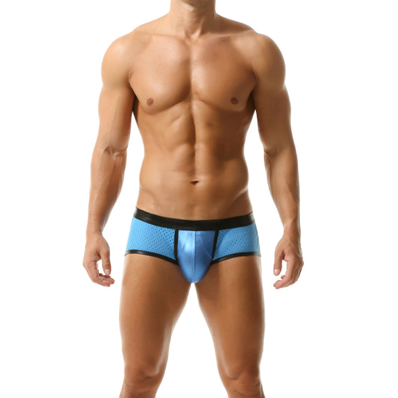 Men's Sexy Breathable Hip Lift Low Waist Boxer Briefs