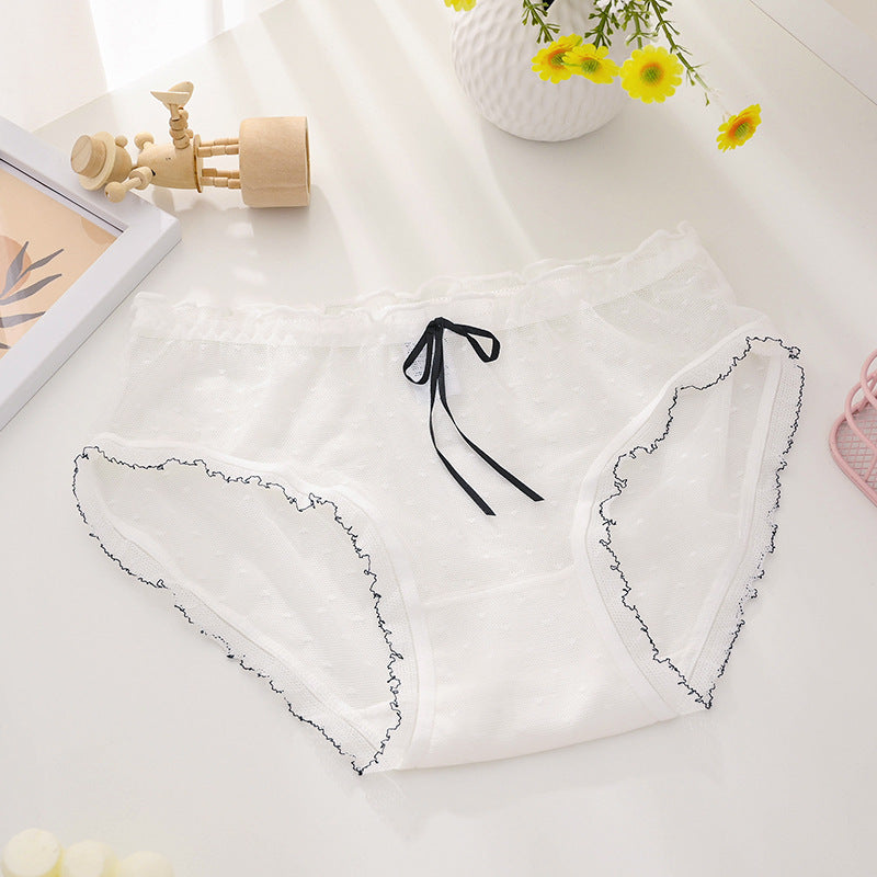Lace Mesh Sexy Transparent Briefs