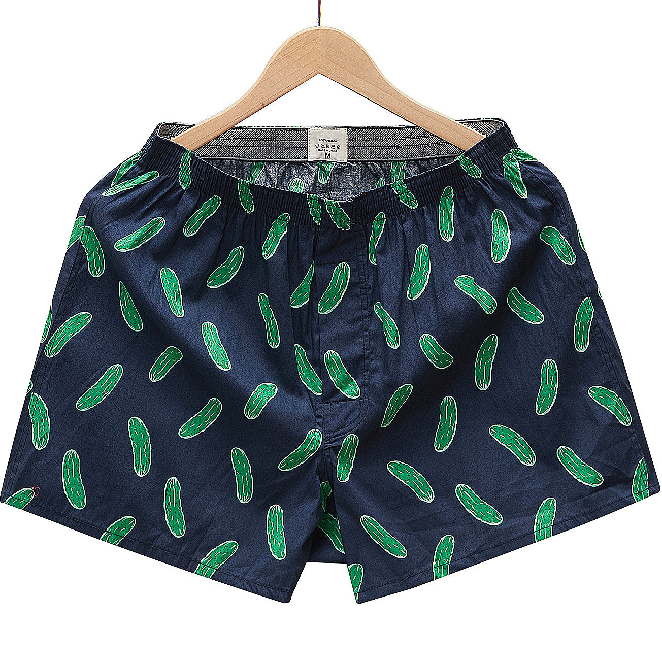 New Men's Home Pants Printed Loose Breathable Large Size Boxer Briefs