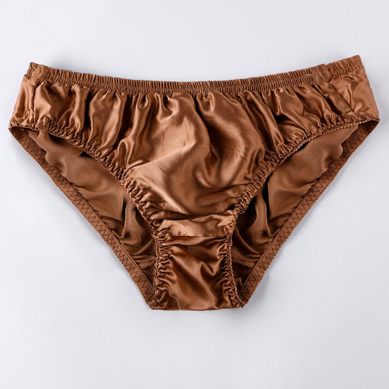 Men's Sexy Translucent High Quality Silk Briefs - Fashion Men's Panties