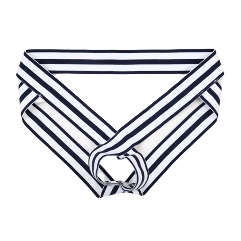 Men's Personality Trend Striped Letter Thong - Fashion Men's Panties