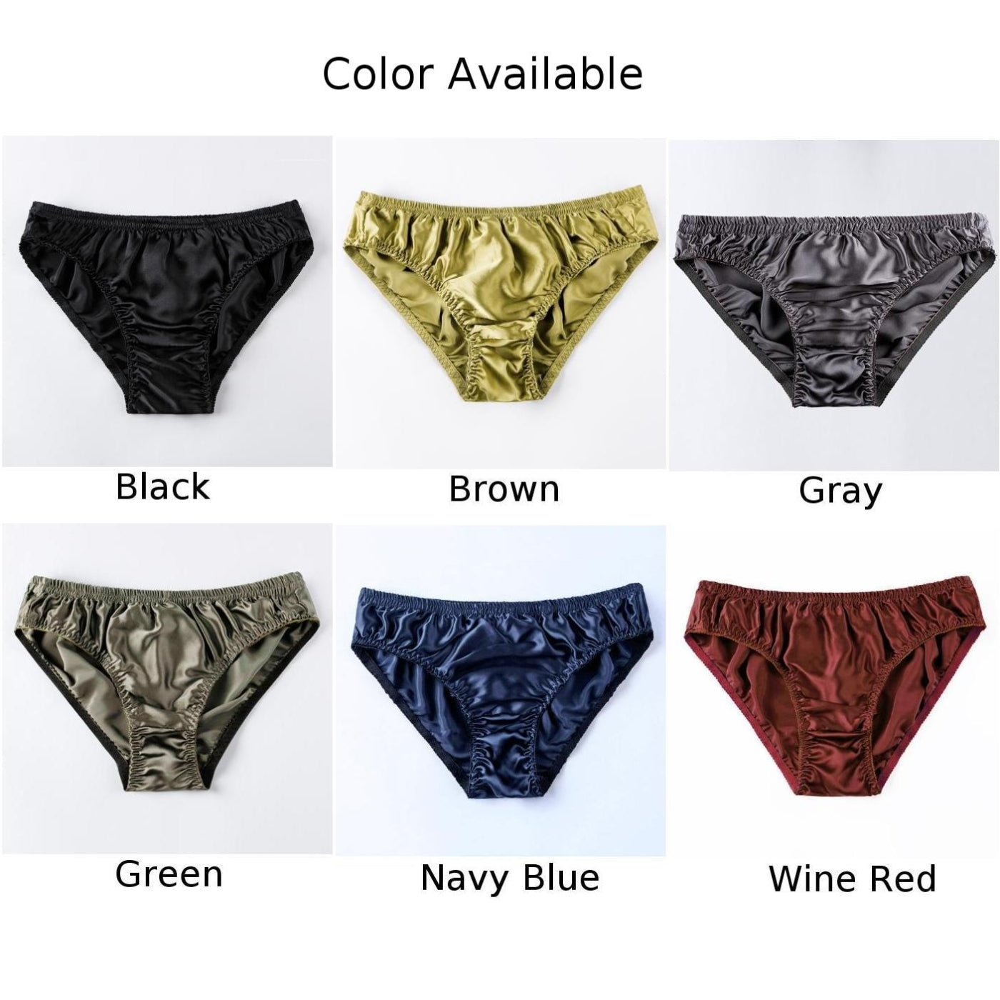 Men's Sexy Translucent High Quality Silk Briefs - Fashion Men's Panties