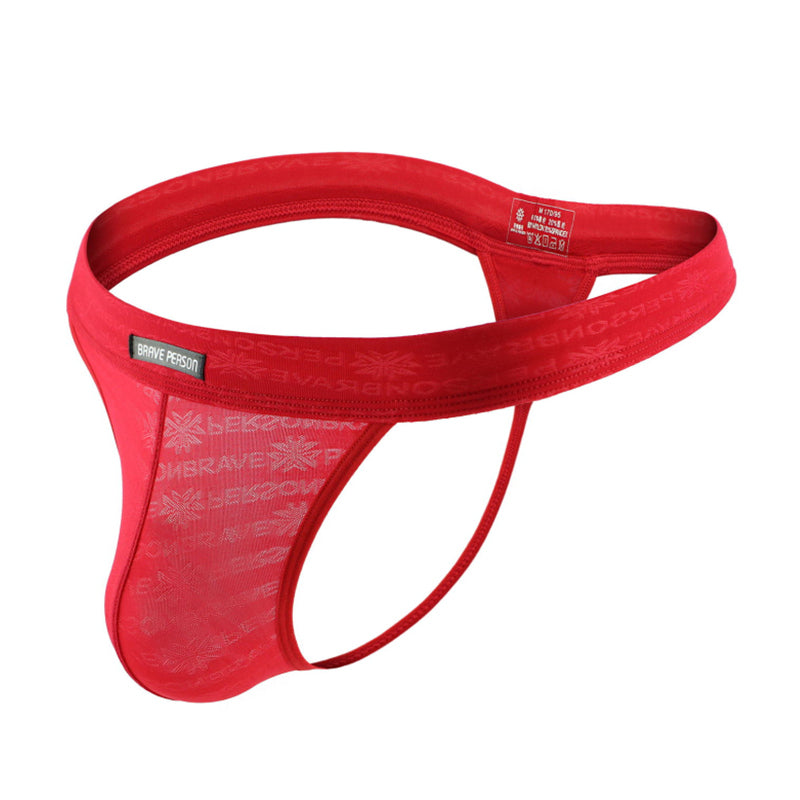 Men's Mesh Print Thong - Fashion Men's Panties