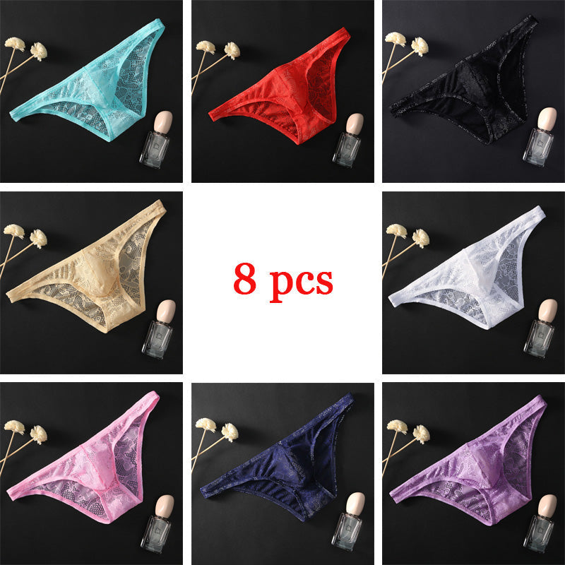 Men Lace Transparent Panties - Fashion Men's Panties