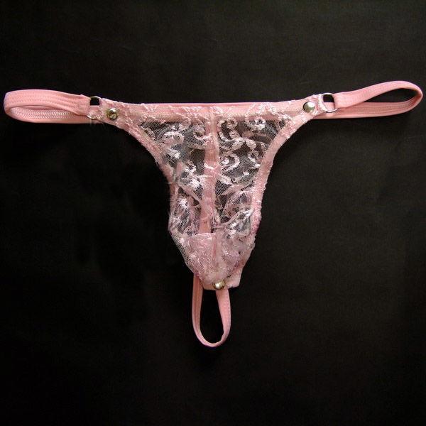 Men's Fashion Lace Thong -