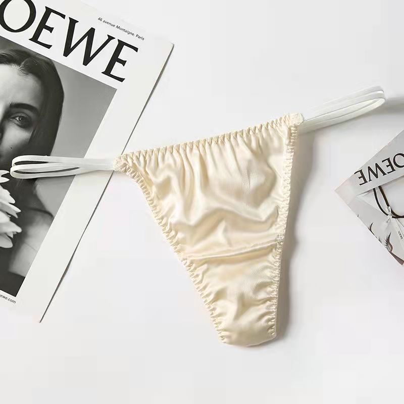 Silk Sexy Seamless Thong - Fashion Men's Panties