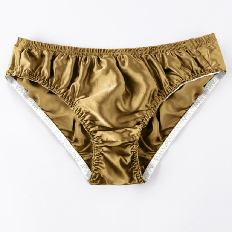 Men's Sexy Translucent High Quality Silk Briefs - Fashion Men's Panties