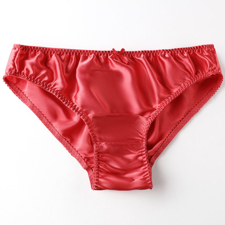100% Silk Satin Plus Size Panties