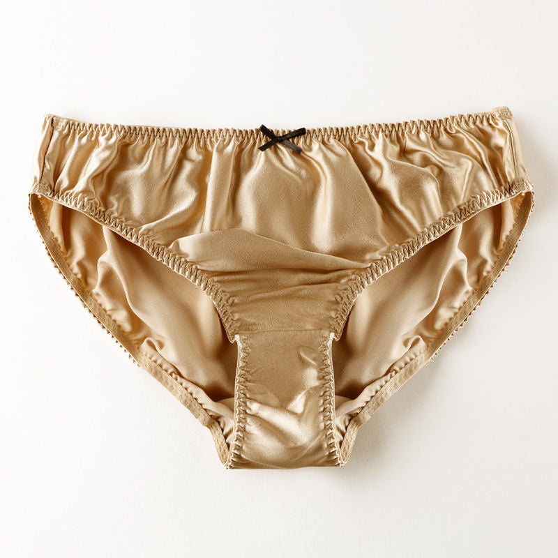 100% Silk Satin Plus Size Panties