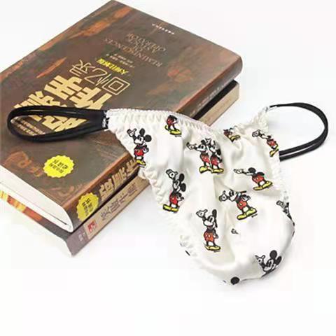 100% mulberry silk low waist thong