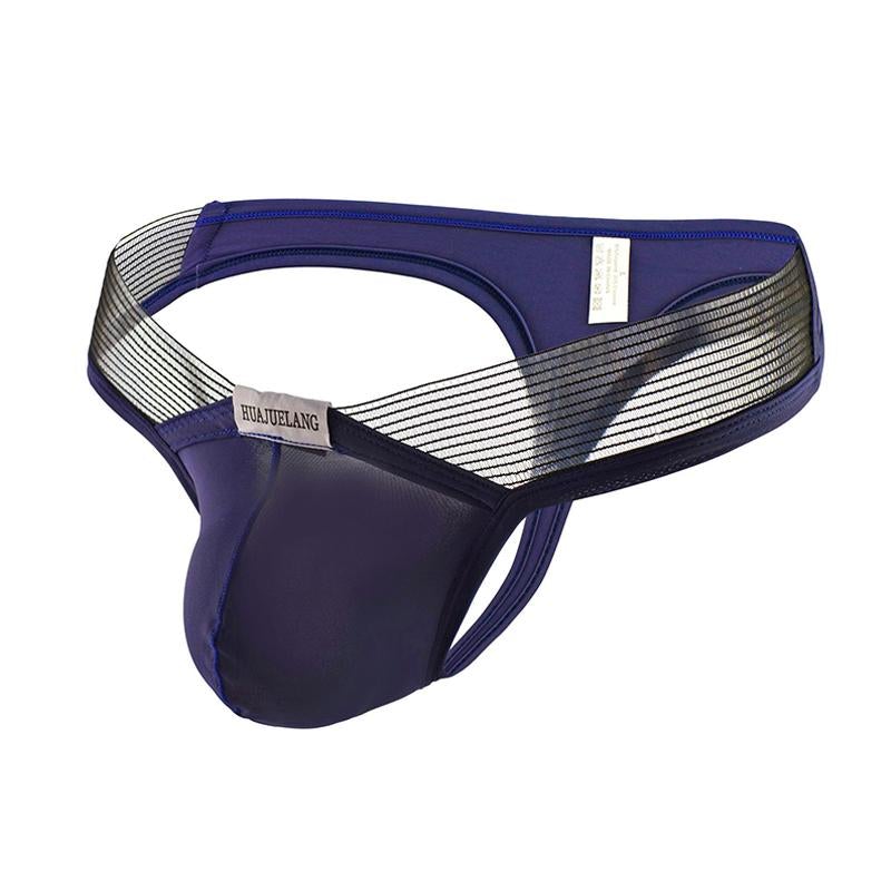 Men Low Waist Ice Silk Sexy Thong