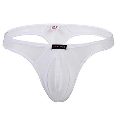 Men's low-rise mesh transparent thong -  