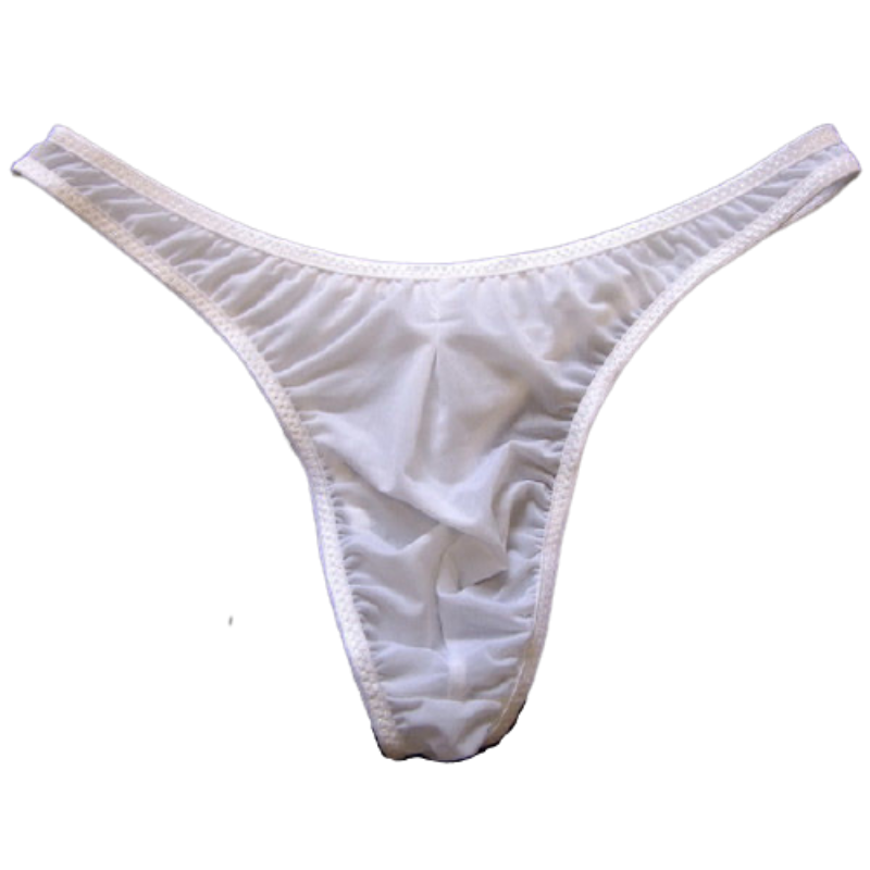 Low Waist Milk Silk Sexy Men's Thong