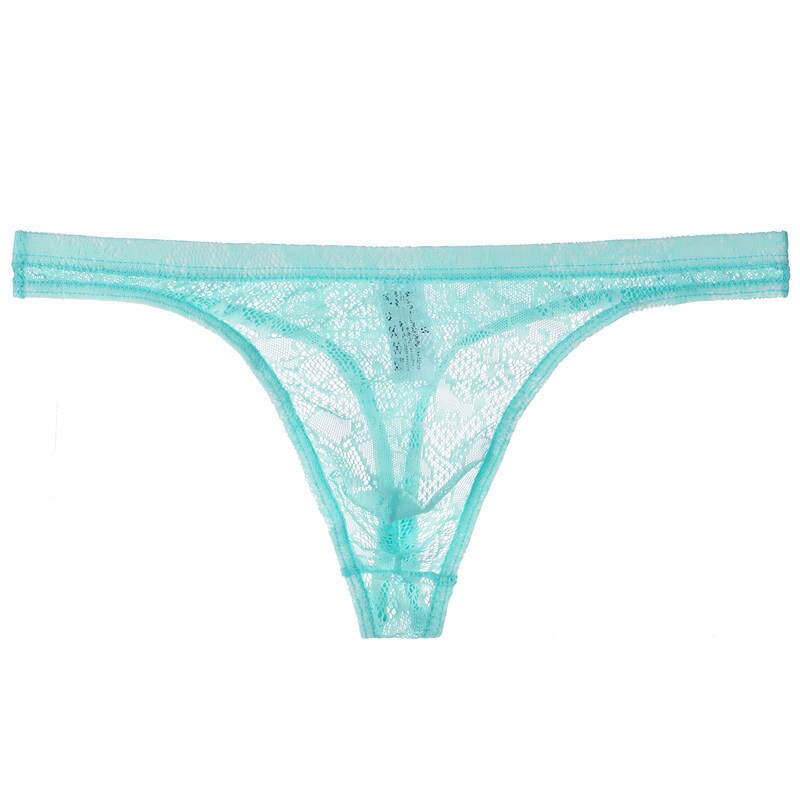 Men Lace G-String And Thong Sexy Briefs