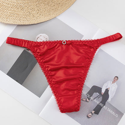 Low Waist Sexy Thin Strap Sheer Lightweight Soft Thong