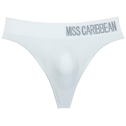 Men's Sexy Sports Fitness Letter Wide Waist Seamless Thong