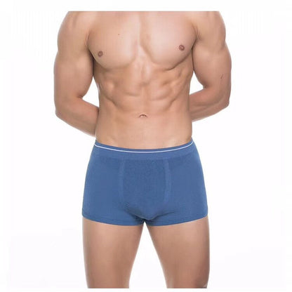Men's High-end Silk and Linen Comfortable Breathable Boxer Briefs