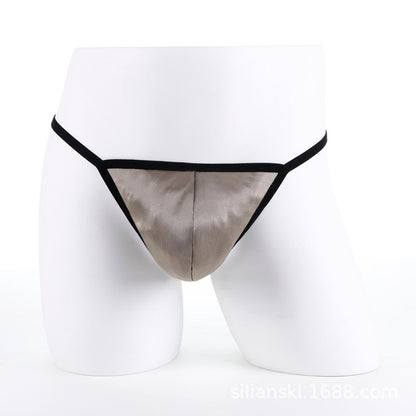 100% Mulberry Silk Sexy Low Rise Thong