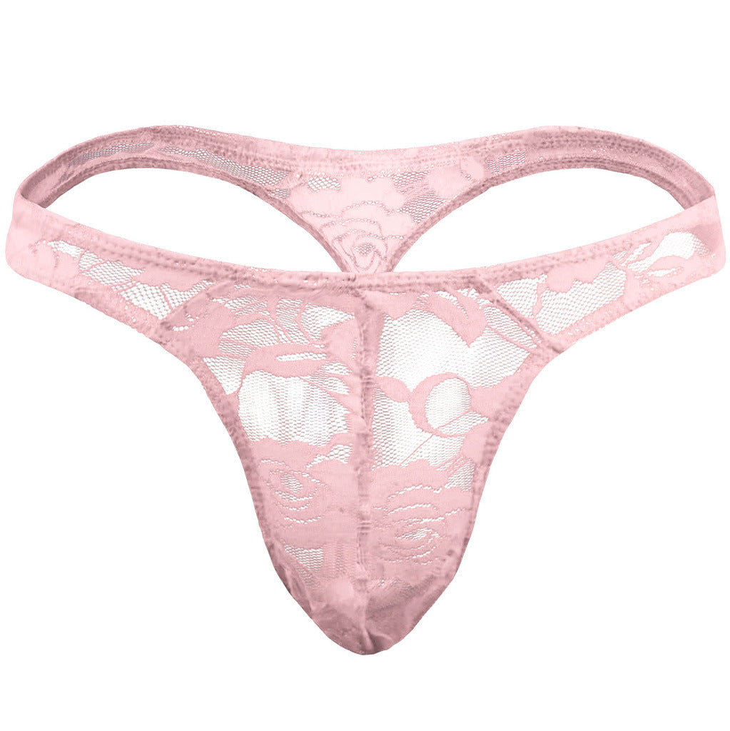 Men's Lace Sexy Sheer Thong