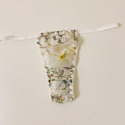 Large space antique romantic sexy thong
