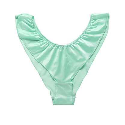 Low-rise Stretch Satin Breathable Thong