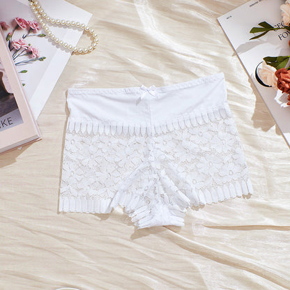 Sexy Lace Ice Silk Boxer Briefs